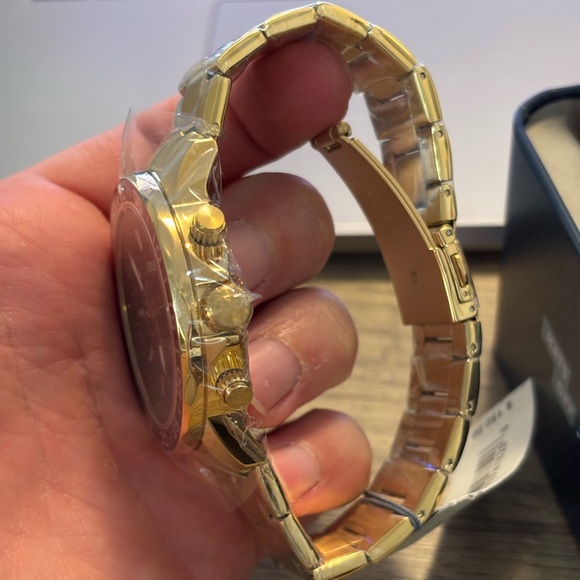 BRAND NEW Fossil Bannon Multifunction Gold-Tone Stainless Steel Watch - Picture 3 of 5